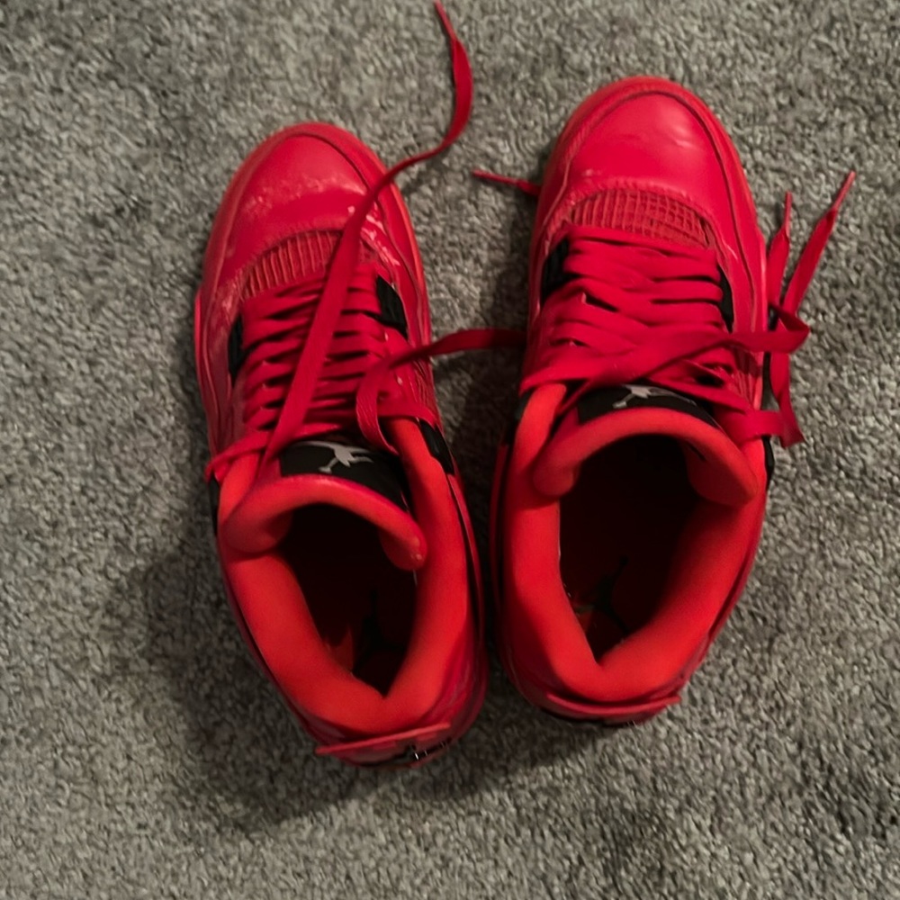 Vintage Red Air Jordan Sneakers
